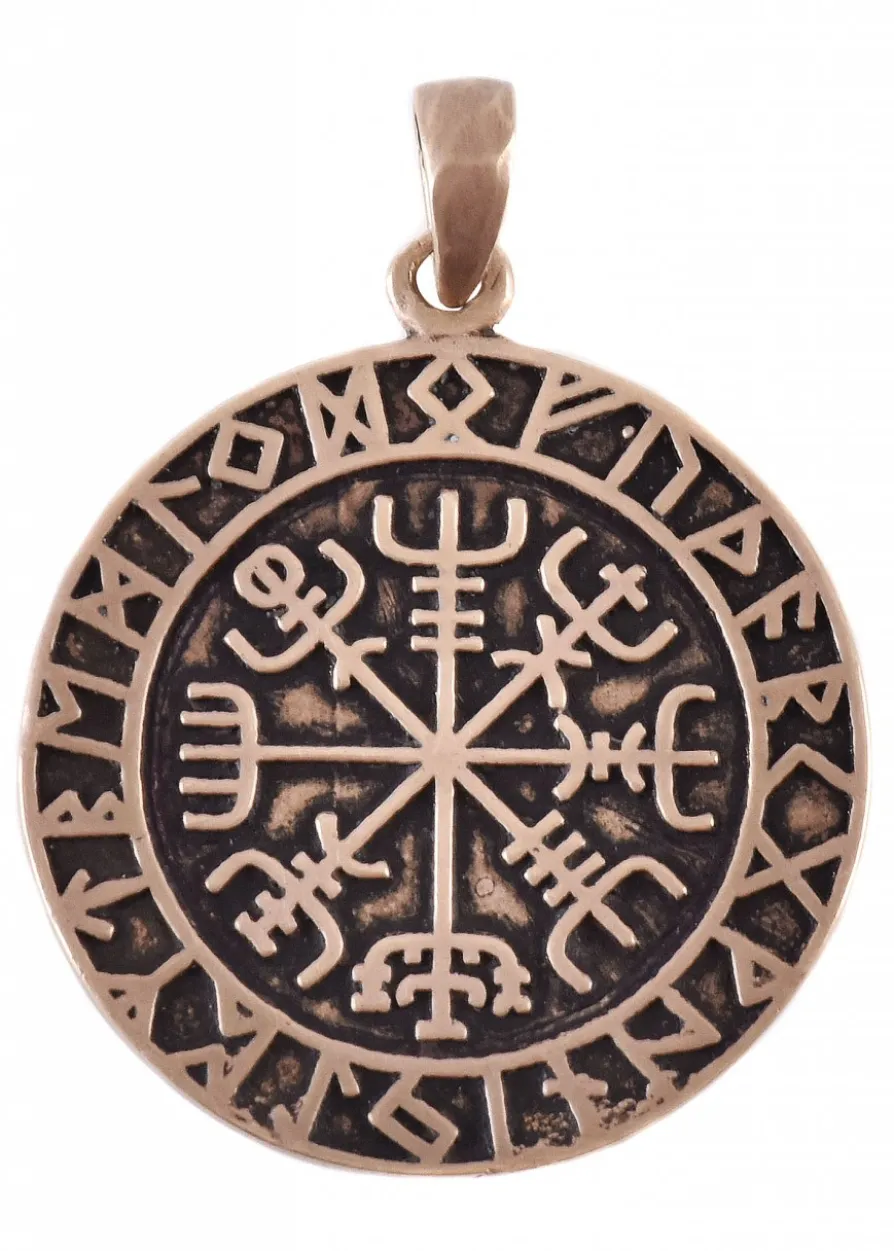 Anhänger aus Bronze, Vegvísir