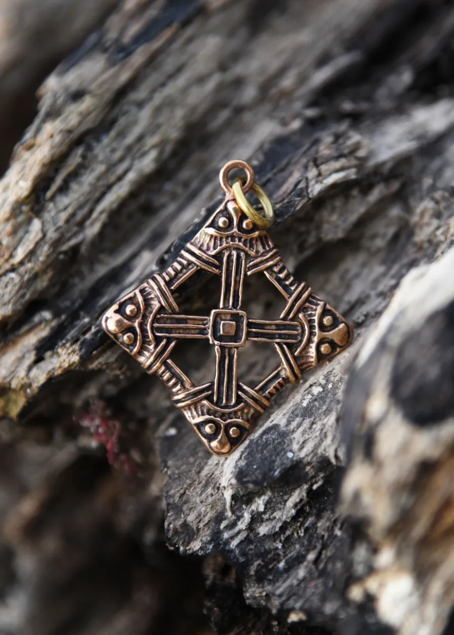 Anhänger aus Bronze, Wikingerkreuz