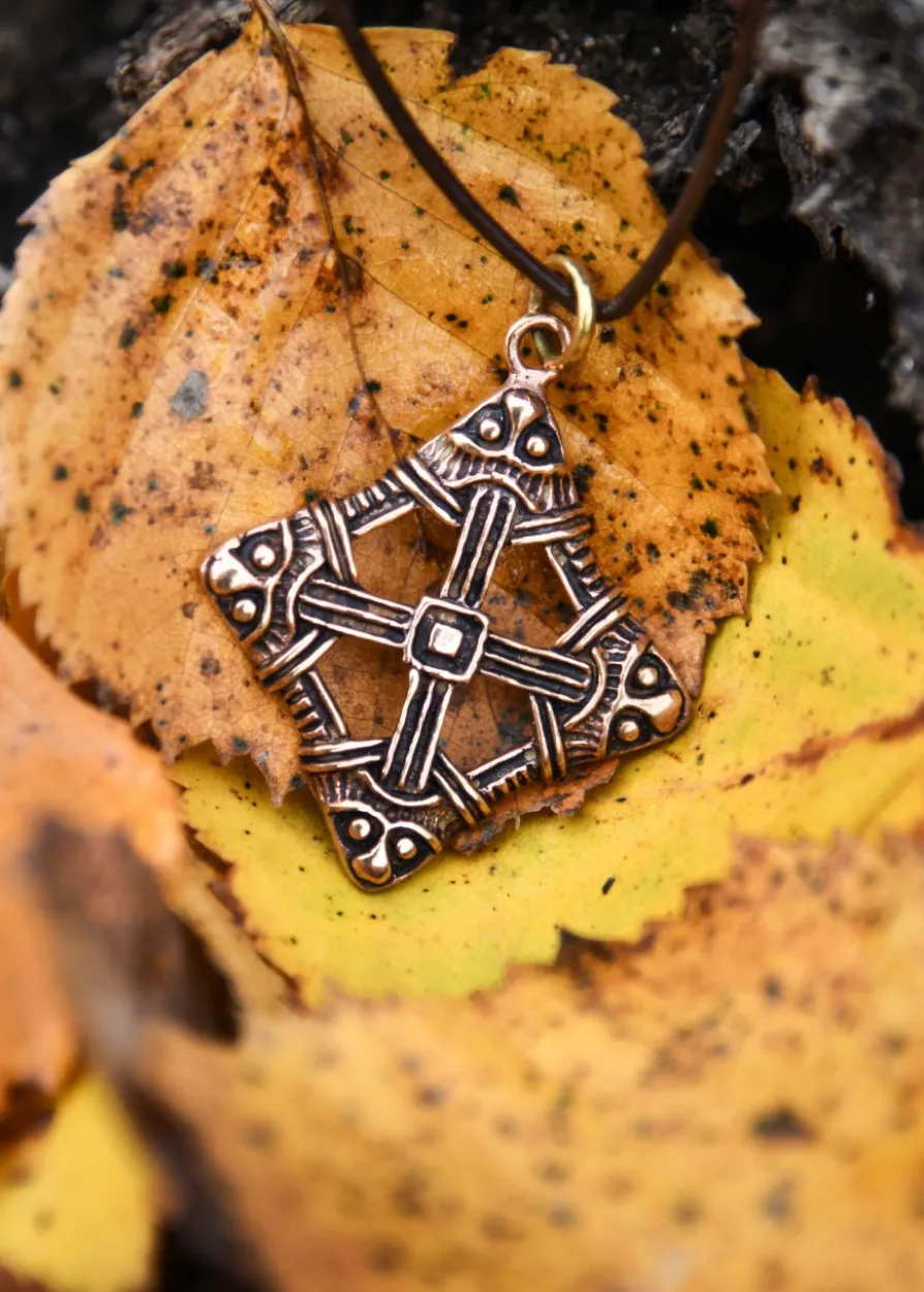 Anhänger aus Bronze, Wikingerkreuz