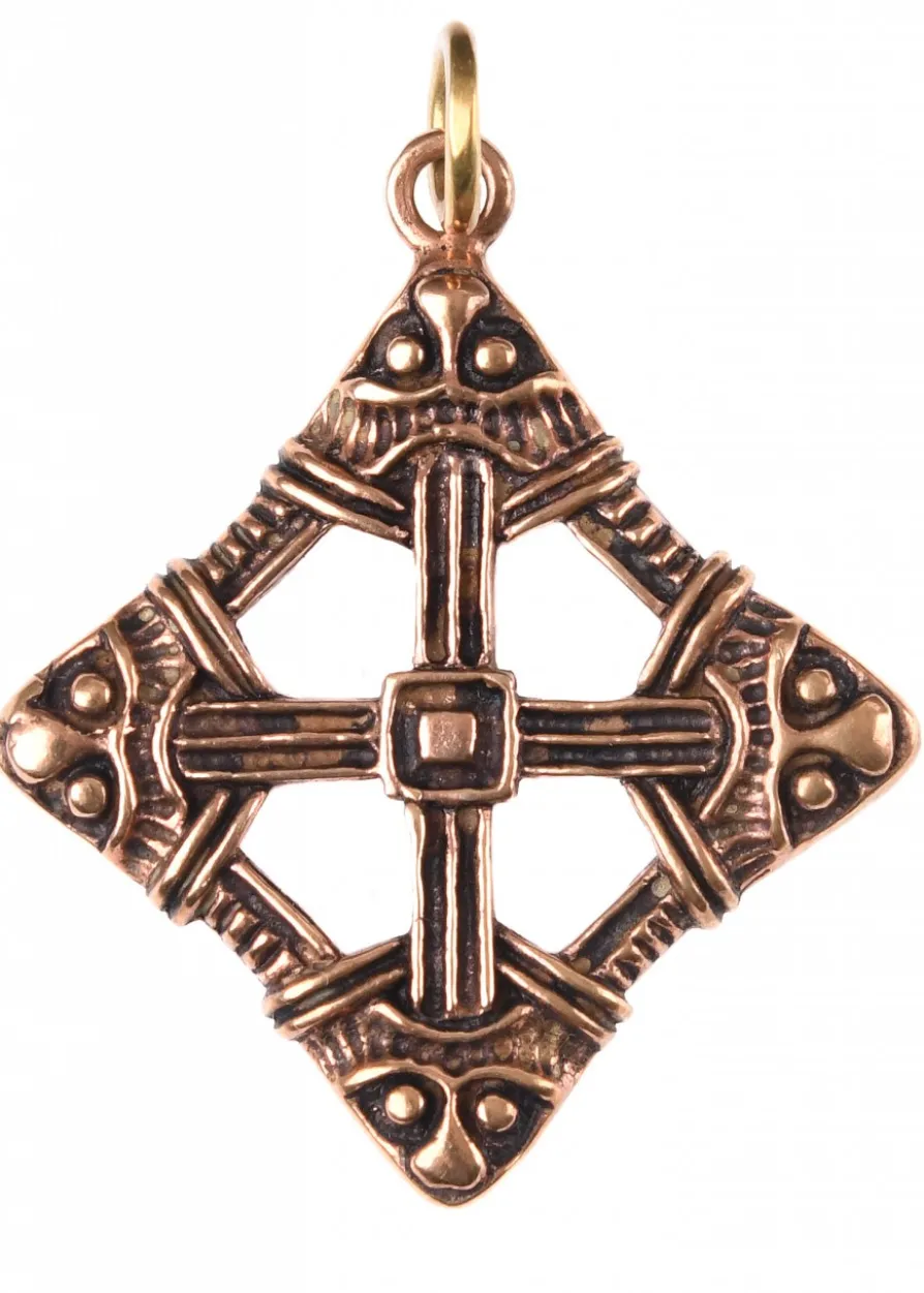 Anhänger aus Bronze, Wikingerkreuz