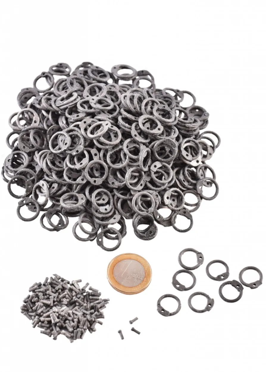 ARR 1 kg lose runde Ringe zum Vernieten, ID 8 mm, Aluminiumdraht