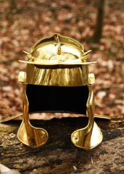 Auxiliar Infanterie-Helm, nach Niederbieber-Fund, aus Messing