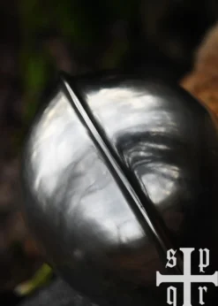 Barbuta in T-Form, 15. Jh., Mittelalter-Helm für Schaukampf, 2 mm Stahl