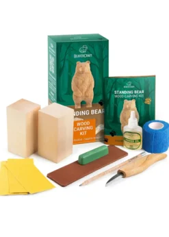 Beavercraft, Stehender Bär, Schnitz-Set