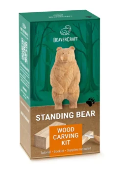 Beavercraft, Stehender Bär, Schnitz-Set