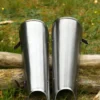 Beinschienen, Paar, 2mm Stahl