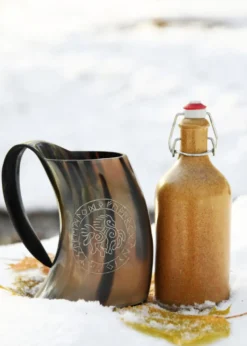 Bierkrug aus Horn - Sleipnir