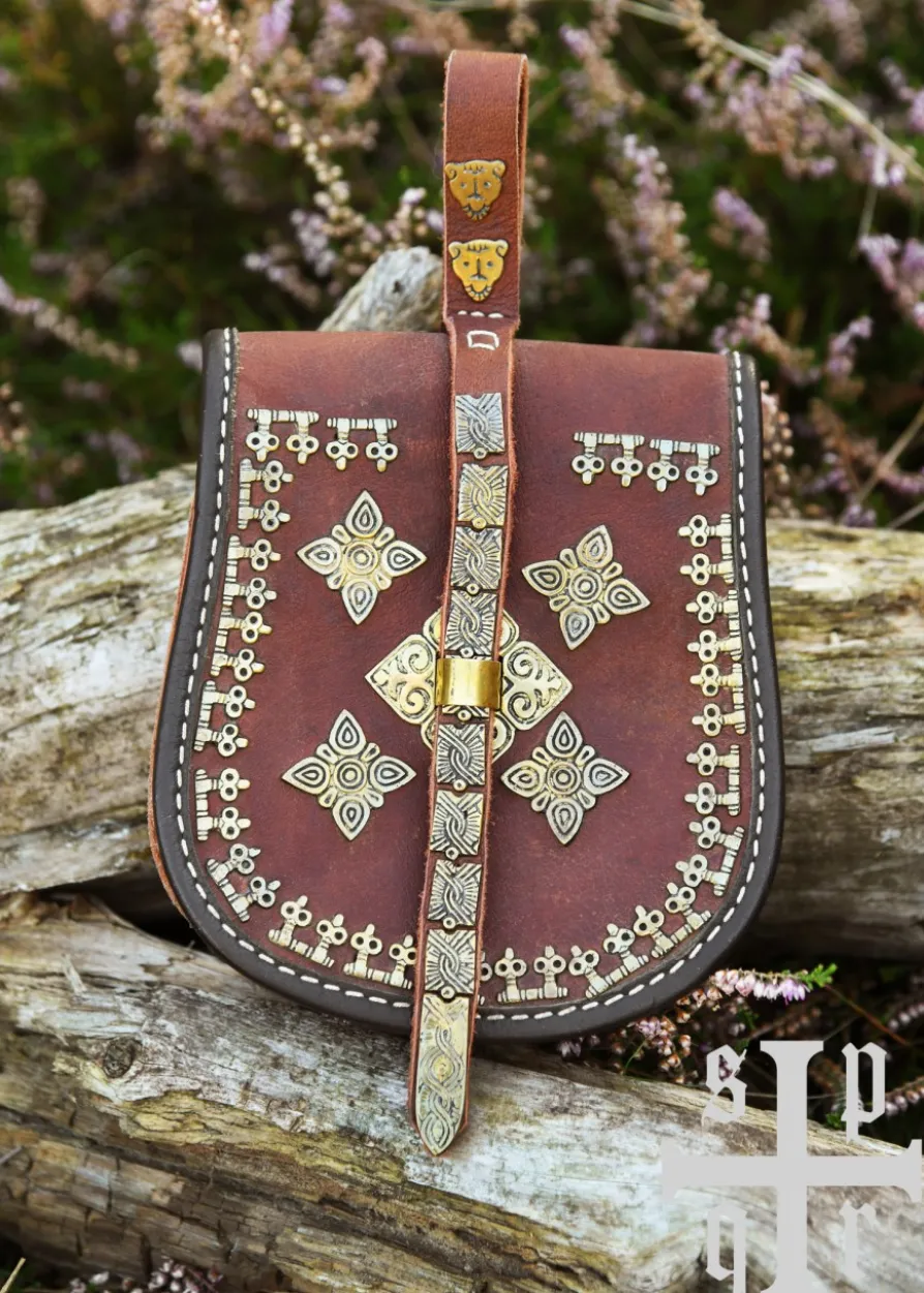 Birka Tasche, Wikinger-Gürteltasche aus Leder