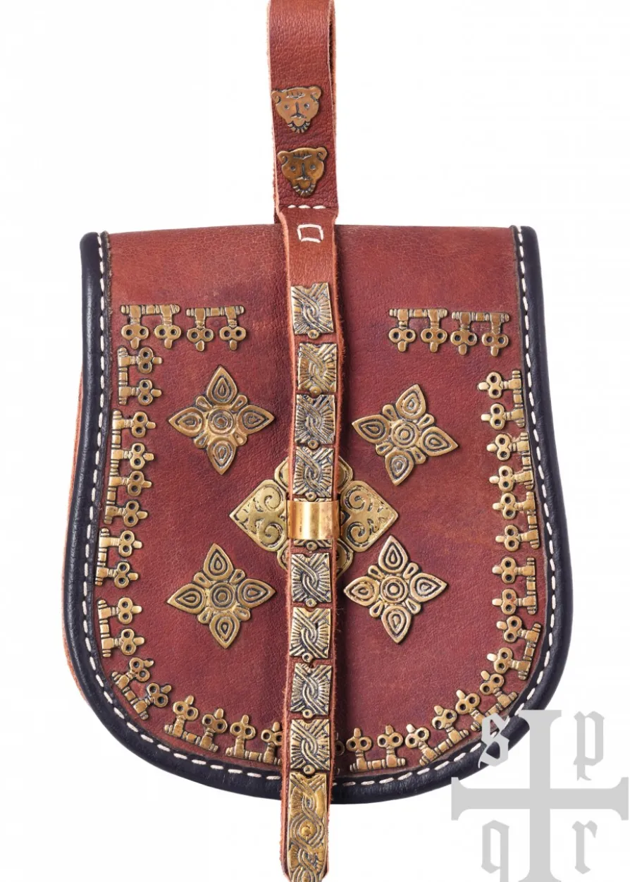 Birka Tasche, Wikinger-Gürteltasche aus Leder