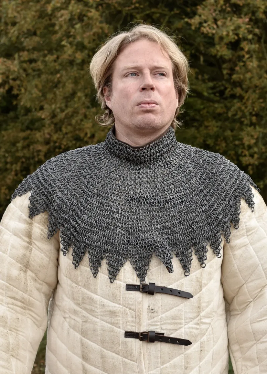 Bischofskragen, Kettenkragen mit Lederriemen und Schnallen, ARR
