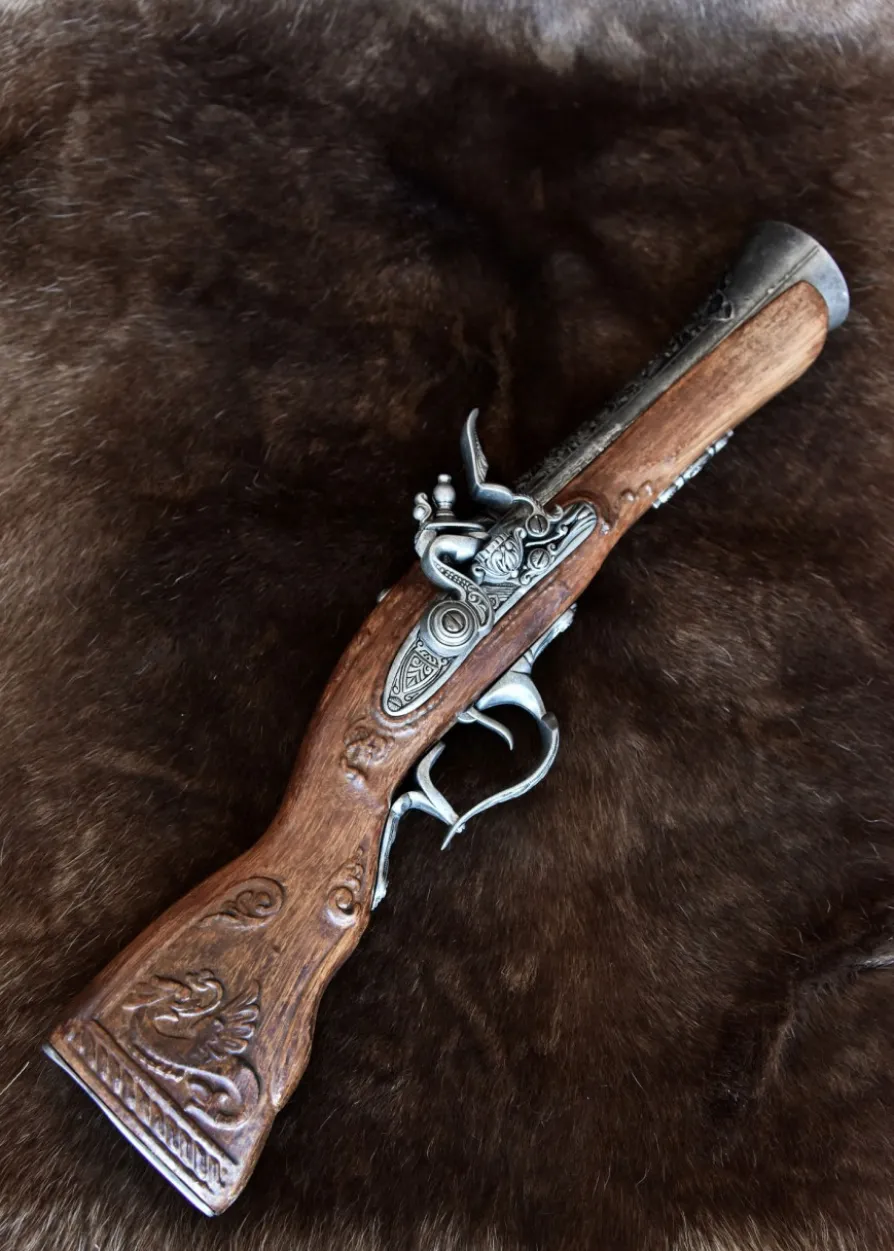 Blunderbuss-Steinschlosspistole, 18. Jahrhundert, Replik, versch. Ausführungen