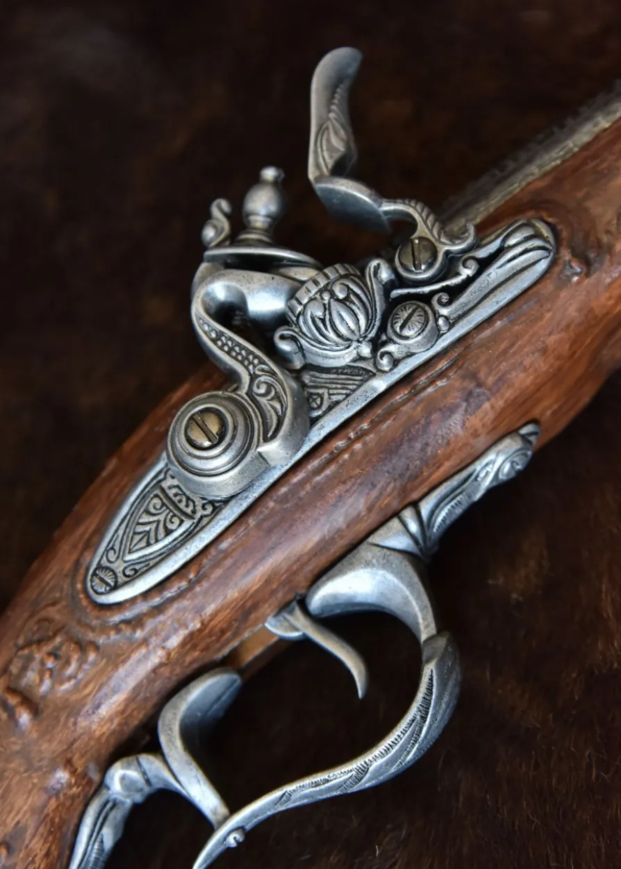 Blunderbuss-Steinschlosspistole, 18. Jahrhundert, Replik, versch. Ausführungen