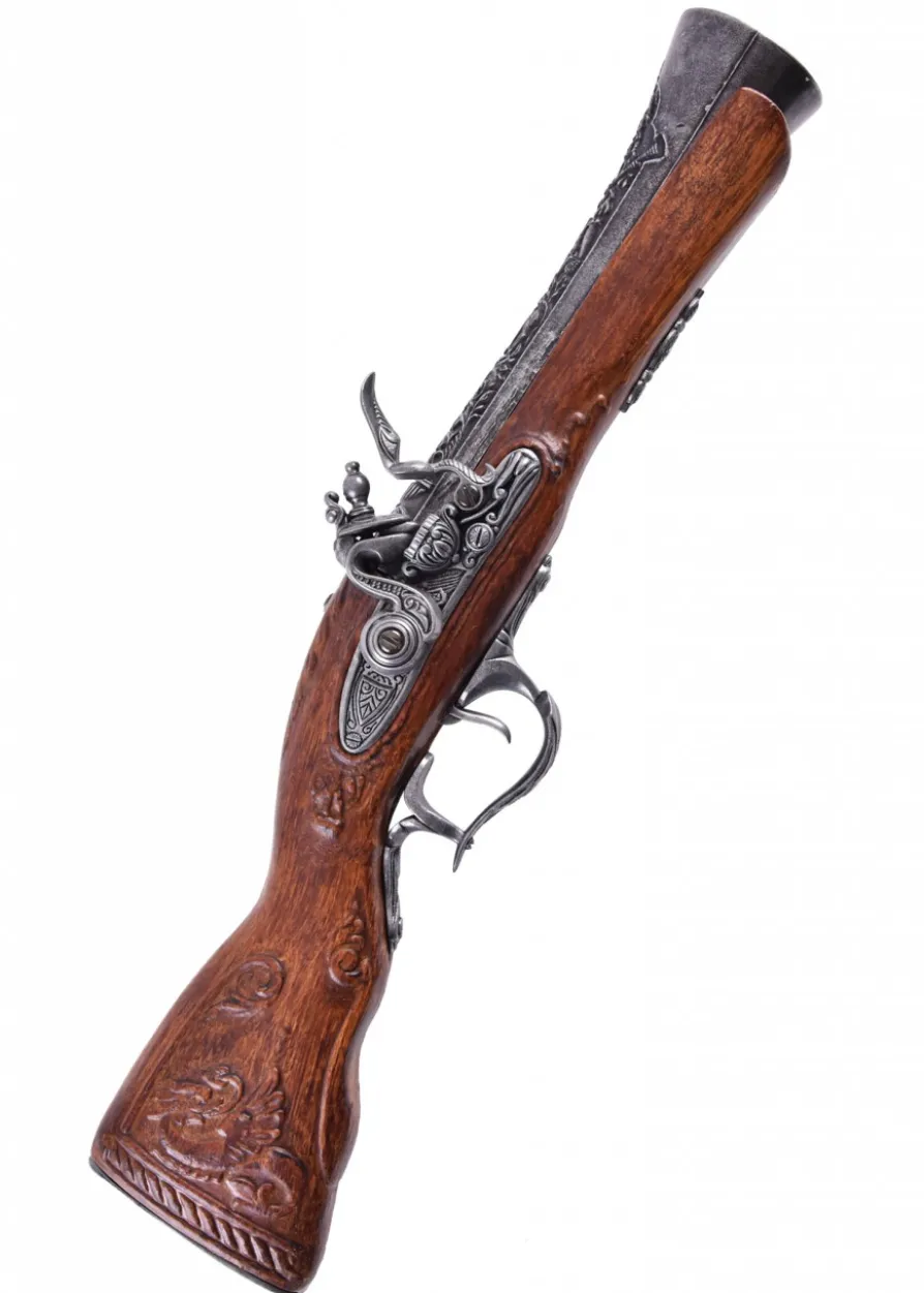 Blunderbuss-Steinschlosspistole, 18. Jahrhundert, Replik, versch. Ausführungen