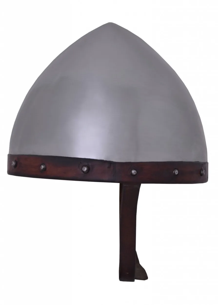 Bogenschützen Helm, 1.6 mm Stahl, mit Lederinlet