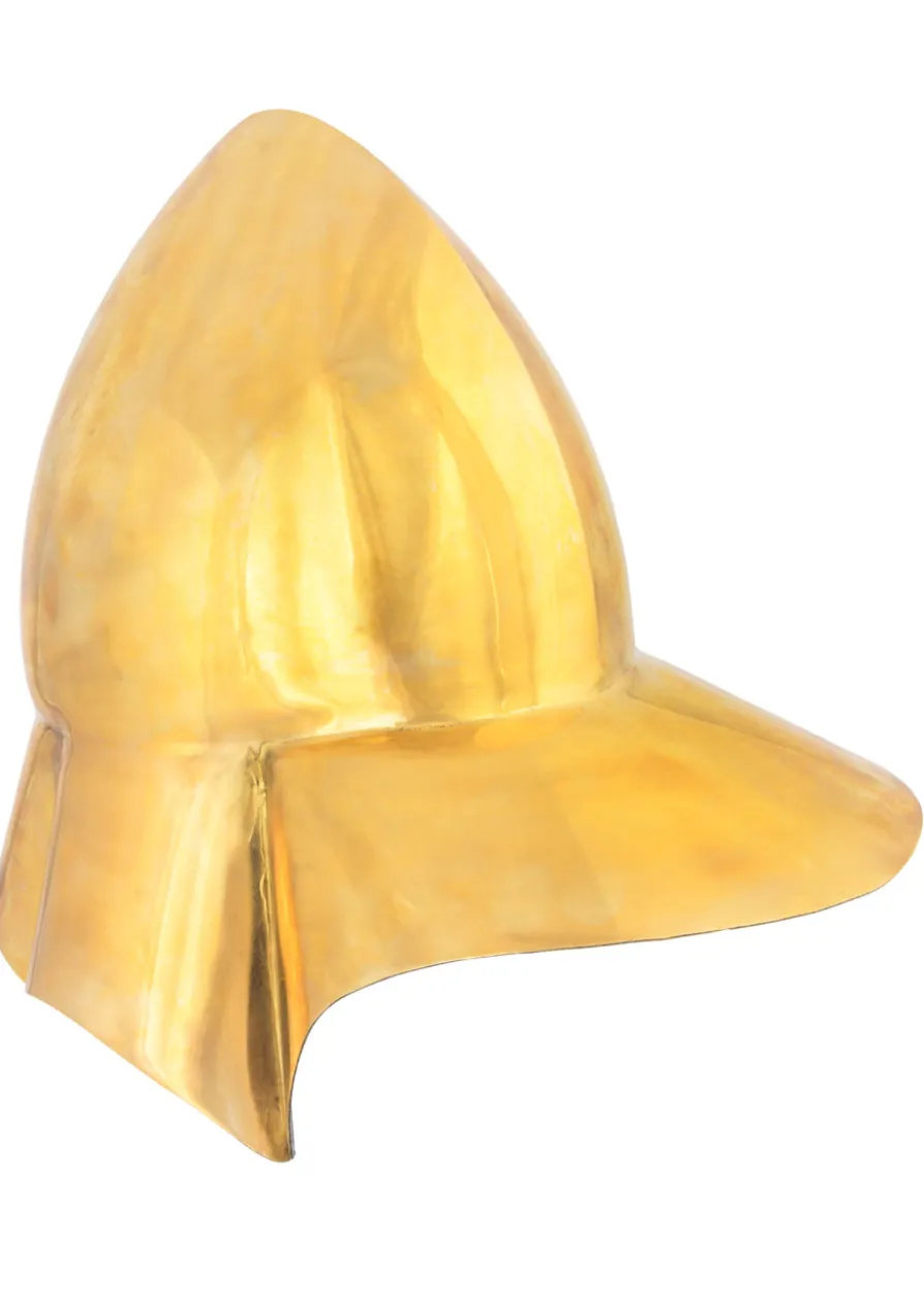 Böotischer Helm, Griechischer Helm aus Messing, 4. Jh. v. Chr.