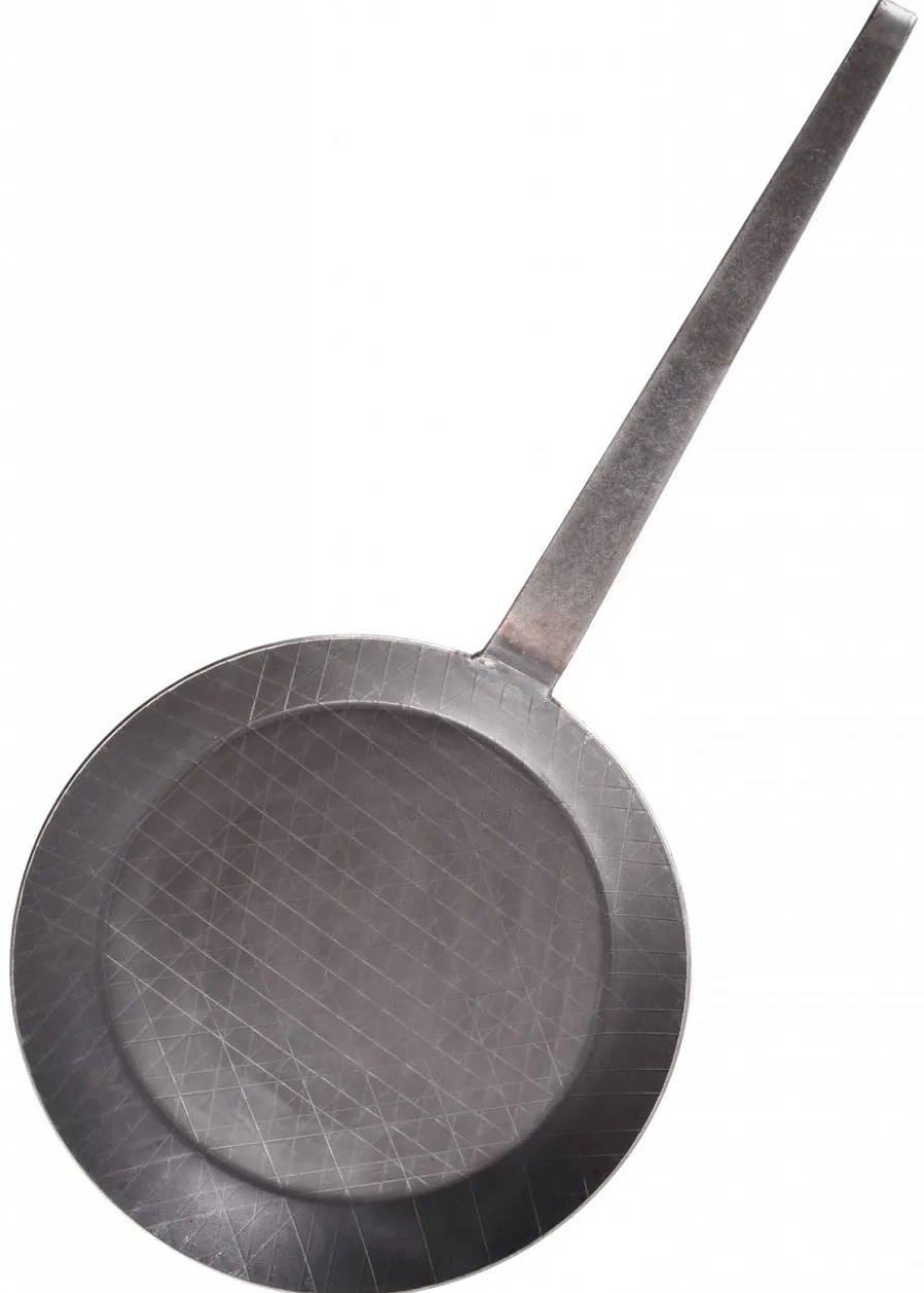 Bratpfanne mit geschmiedetem Hakenstiel, ca. 32 cm