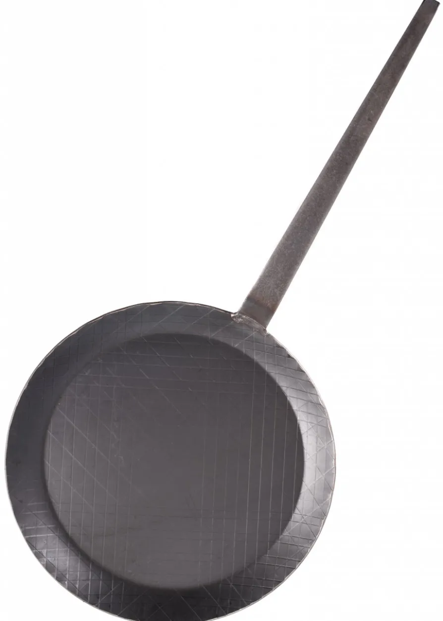Bratpfanne mit geschmiedetem Hakenstiel, ca. 40 cm