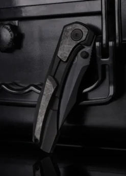 Brian Brown Knives, Raptor V3 Tumbled Black, Taschenmesser