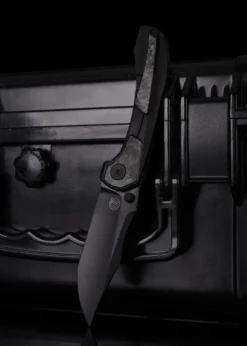 Brian Brown Knives, Raptor V3 Tumbled Black, Taschenmesser