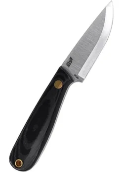 Brisa Necker 70 - Black micarta, Scandi
