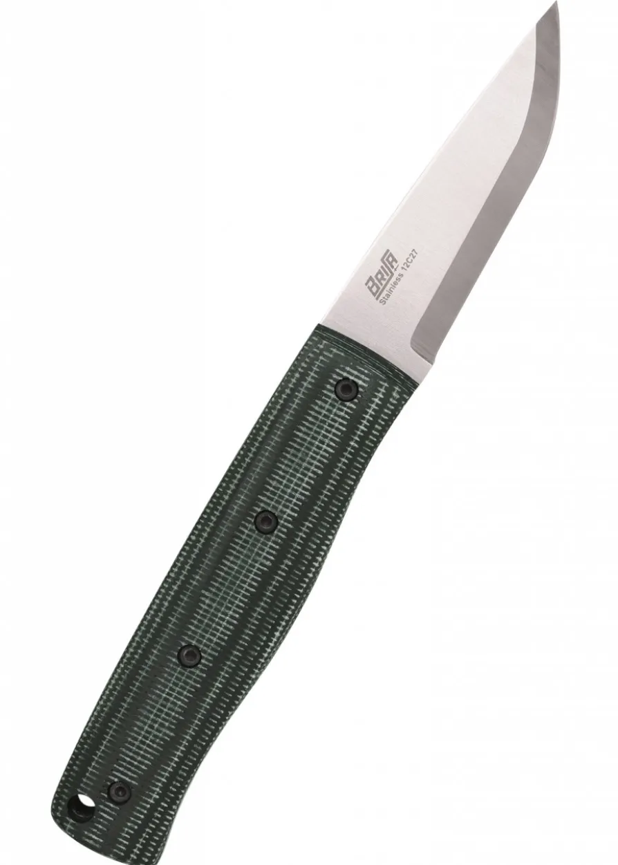 Brisa Pk70Fx - Hunters Green Micarta, Scandi