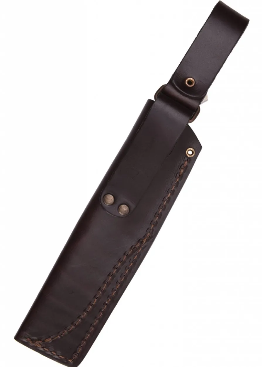 Brisa Trapper 115, elfenbeinfarbiges Micarta, Flachschliff