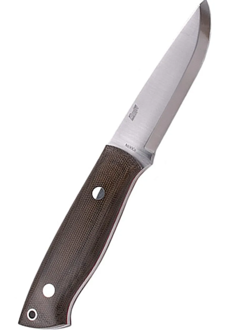 Brisa Trapper 95 - Grünes Micarta, Scandi