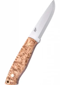 Brisa Trapper 95 - Stabilisierte Maserbirke, Scandi, Feuerstahl