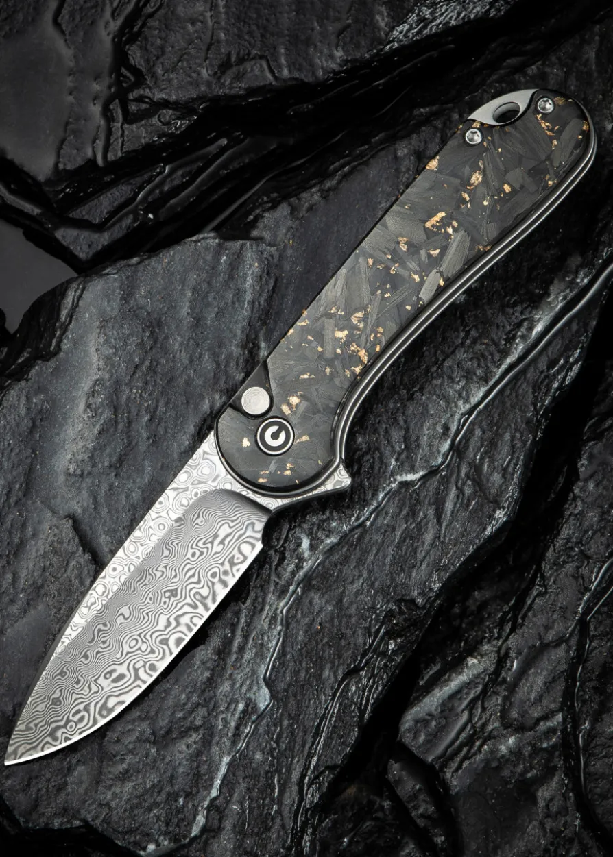 Civivi Button Lock Elementum II Carbon Fiber & Resin Handle, Taschenmesser