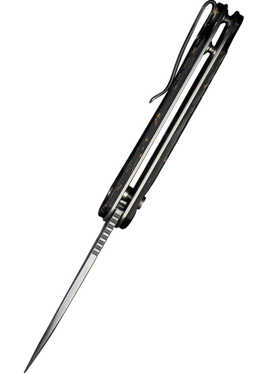 Civivi Button Lock Elementum II Carbon Fiber & Resin Handle, Taschenmesser