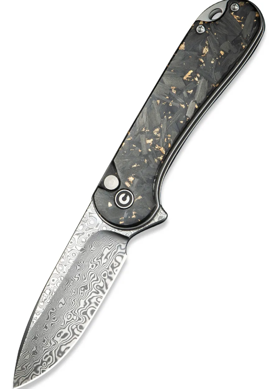Civivi Button Lock Elementum II Carbon Fiber & Resin Handle, Taschenmesser