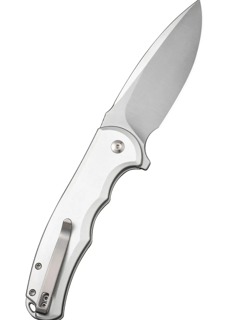 CIVIVI BUTTON LOCK PRAXIS, Aluminium, Silber, Taschenmesser