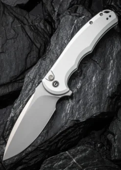 CIVIVI BUTTON LOCK PRAXIS, Aluminium, Silber, Taschenmesser