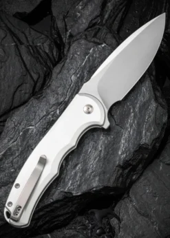 CIVIVI BUTTON LOCK PRAXIS, Aluminium, Silber, Taschenmesser