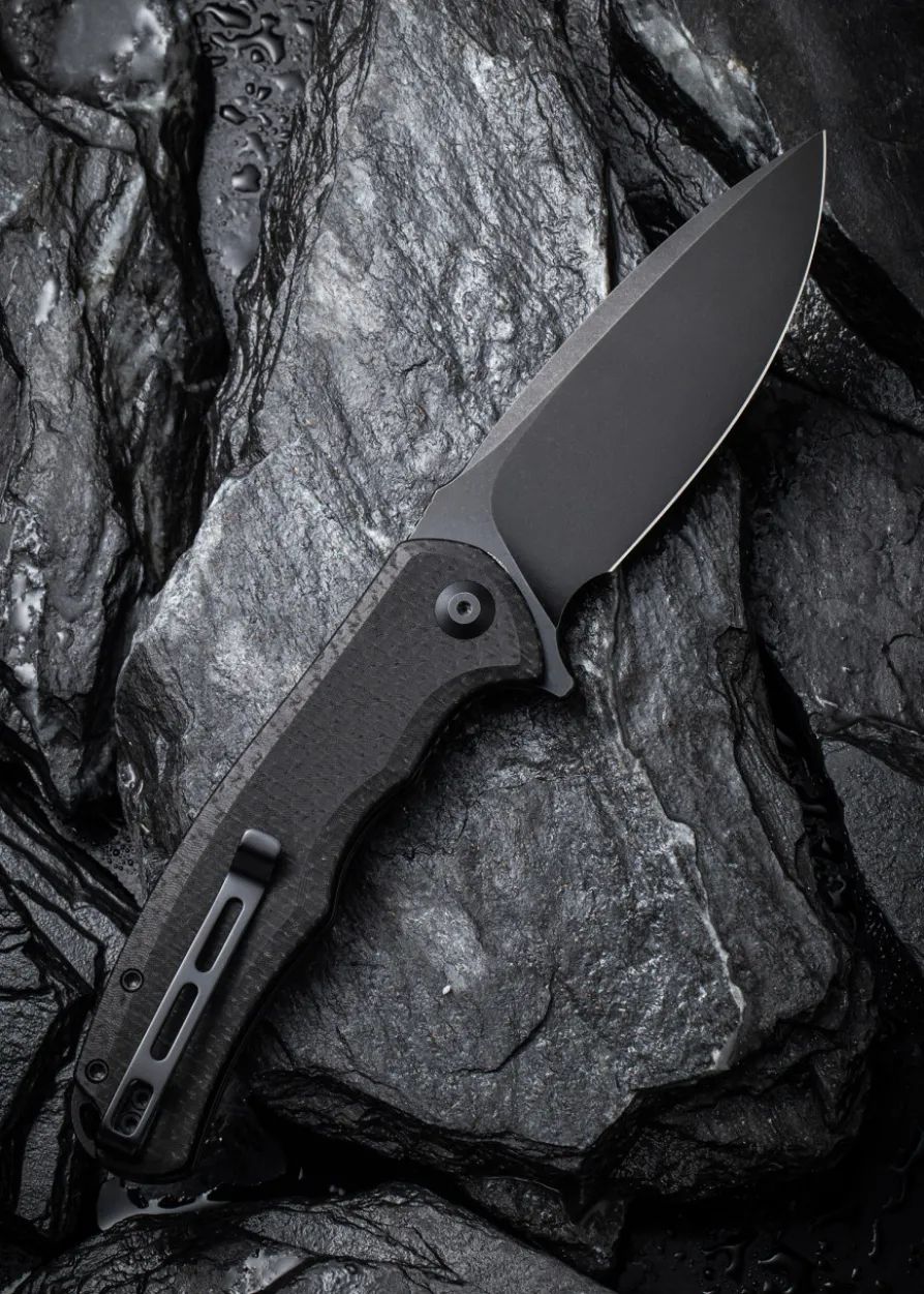 CIVIVI PRAXIS MICARTA ALL BLACK, Taschenmesser