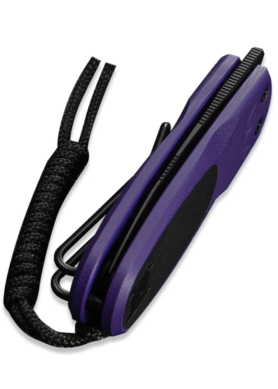 Civivi Purr Nitro-V Purple + Black G10, Black Stonewash, Taschenmesser