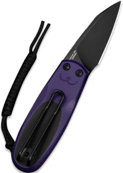 Civivi Purr Nitro-V Purple + Black G10, Black Stonewash, Taschenmesser