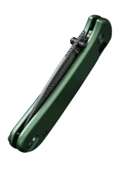 CIVIVI Qubit, grün, Damast, Taschenmesser