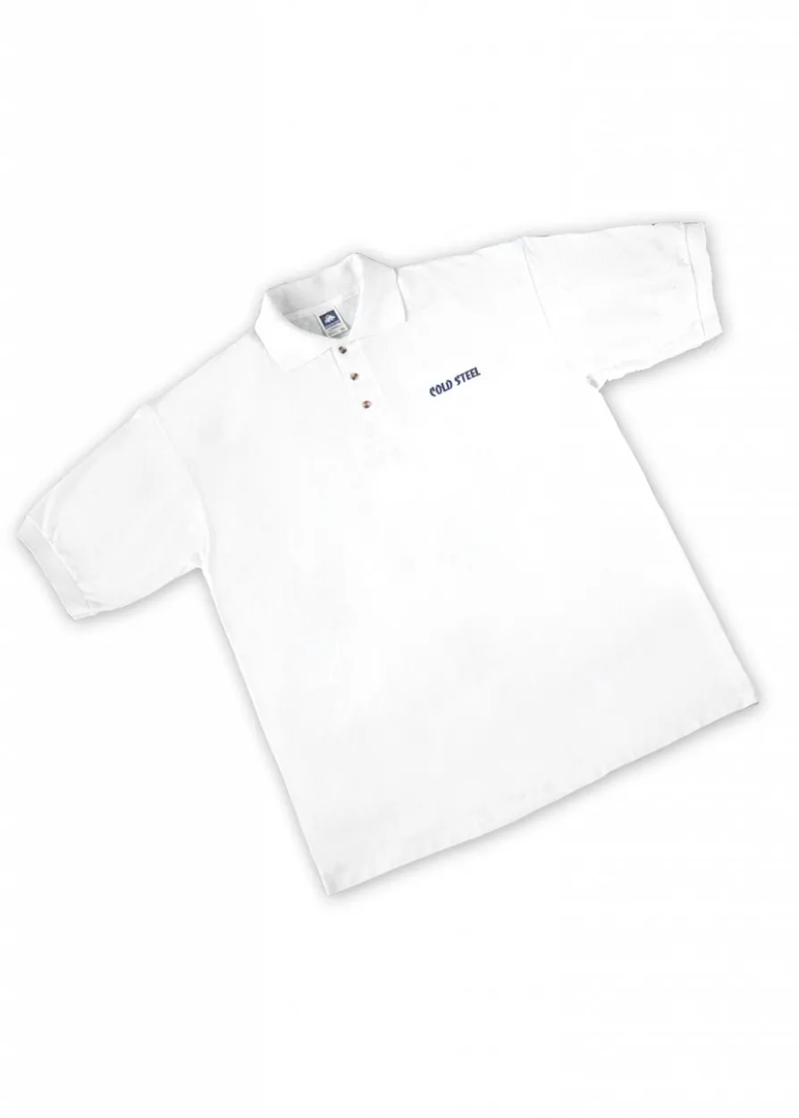 Cold Steel Poloshirt, weiß