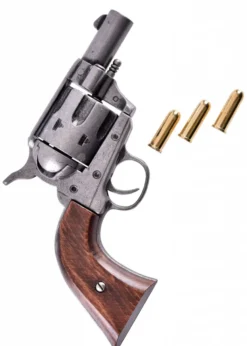 Colt-Taschenrevolver .45, USA 1873, Brauner Holzgriff, Replik