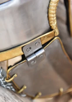 Coppergate Helm, mit unvernieteter Kettenbrünne, 1,6 mm Stahl