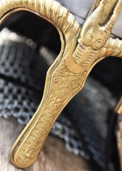 Coppergate Helm, mit unvernieteter Kettenbrünne, 1,6 mm Stahl