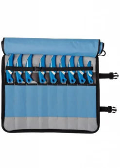Cuda Messertasche, Tasche aus Nylon für 9 Messer