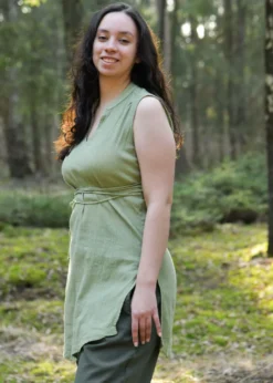 Damen Tunika Nimith, gewaschenes grün