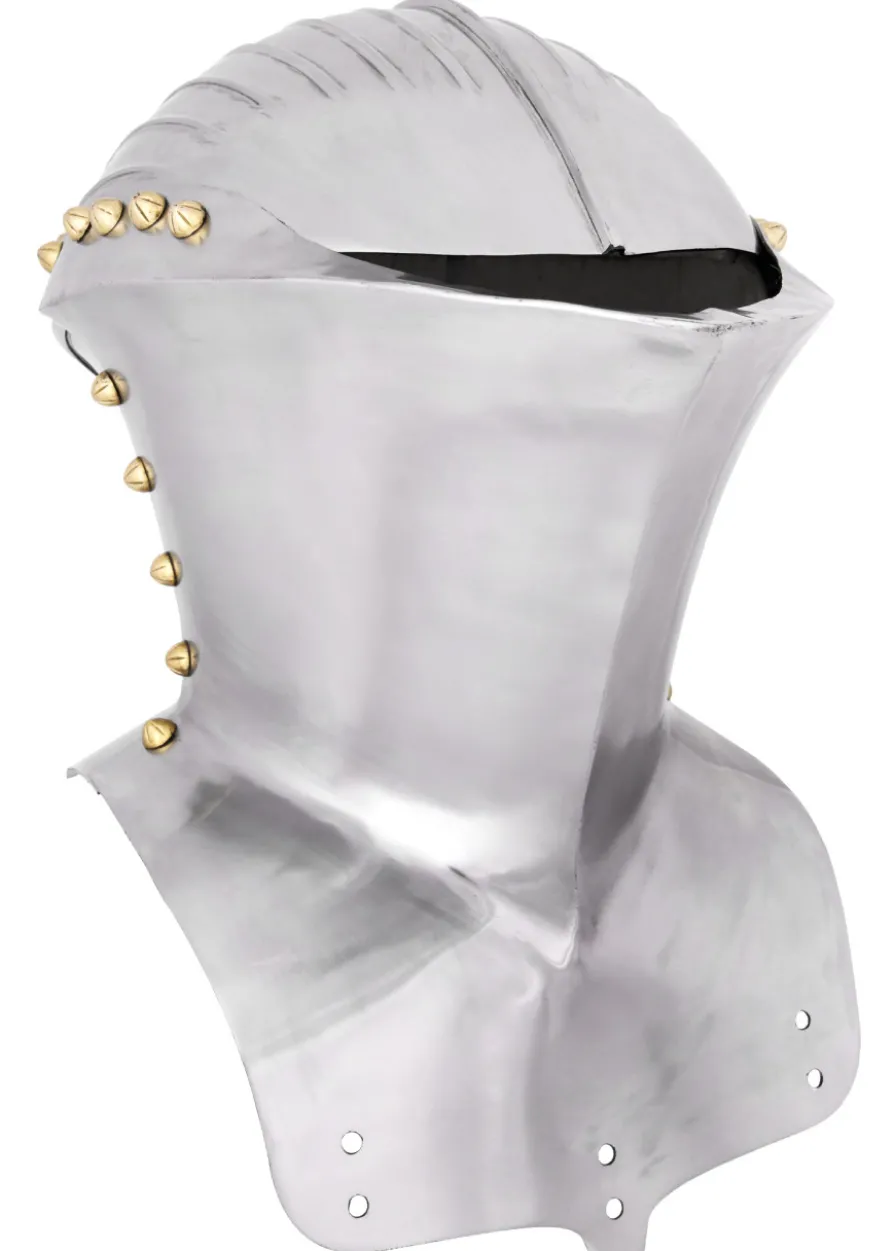Deutscher Stechhelm, um 1500, 1,6 mm Stahl