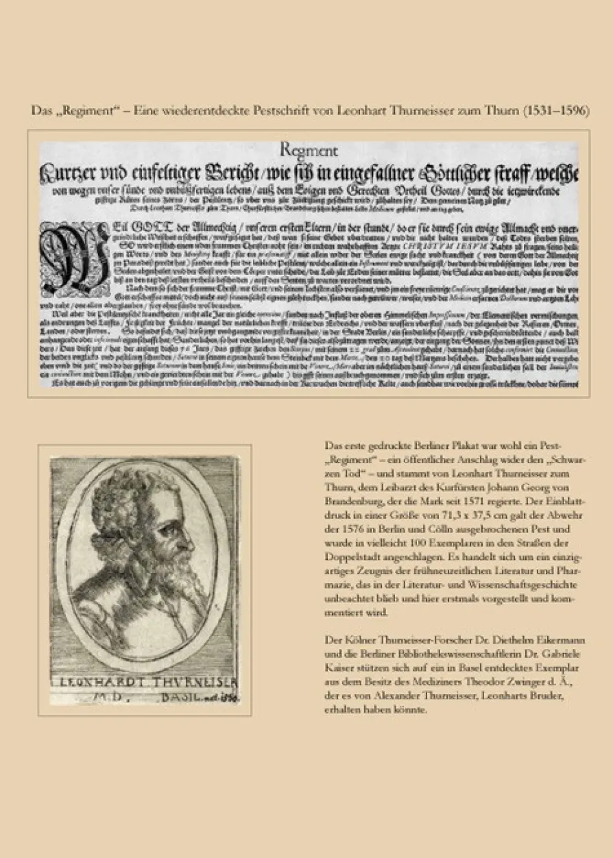 Die Pest in Berlin 1576