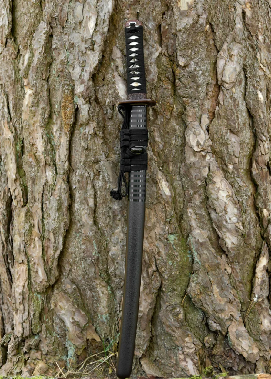 Dragon King Pine Crane Wakizashi