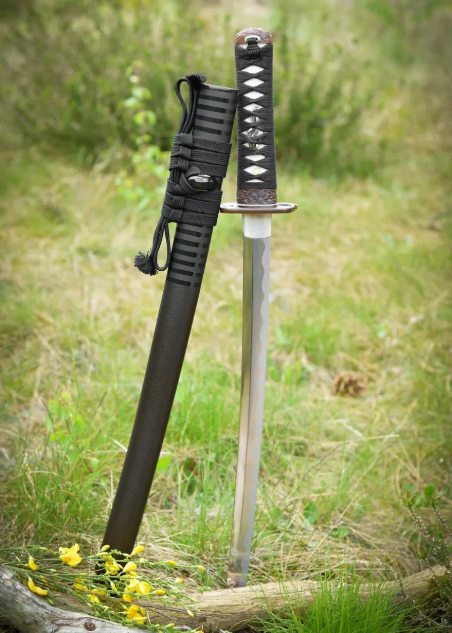 Dragon King Pine Crane Wakizashi