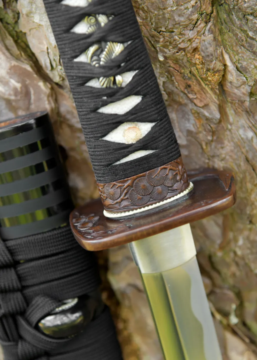 Dragon King Pine Crane Wakizashi
