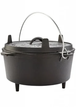 Dutch Oven 7l, Gusseiserner Topf 30 cm
